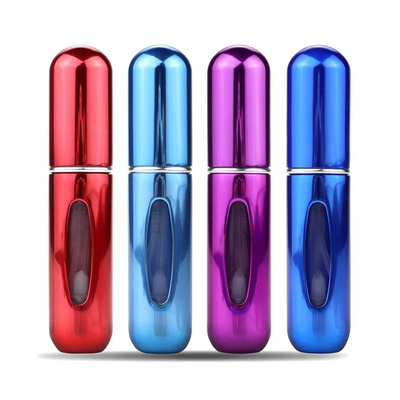 Travel Mini Refillable Empty Spray Perfume Bottle 5ml Portable Scent Pump Case Refillable Perfume Atomizer