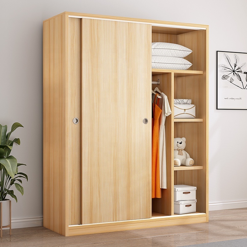 modern grey white wardrobe wooden storage cabinet closet bedroom furniture wardrobe with sliding door