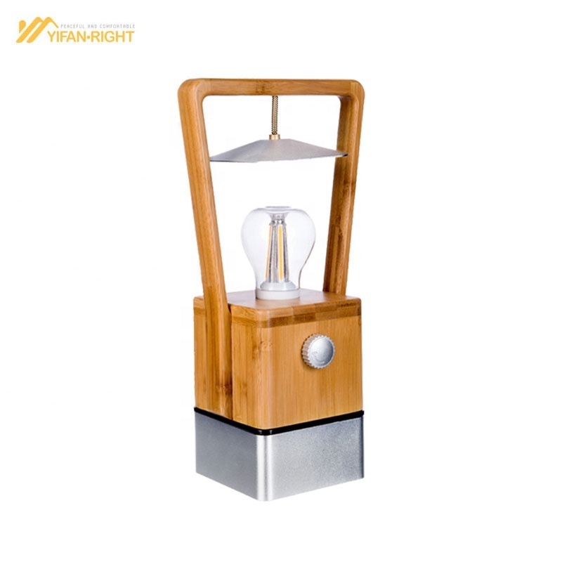 Natural Bamboo Camping Light Table Lamp Decorative Indoor Lantern Garden Lamp Magic Cool Camping Light