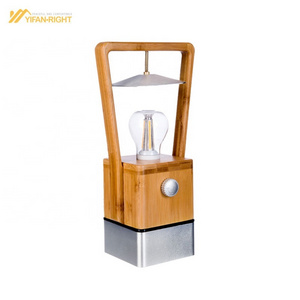 Natural Bamboo Camping Light Table Lamp Decorative Indoor Lantern Garden Lamp Magic Cool Camping Light