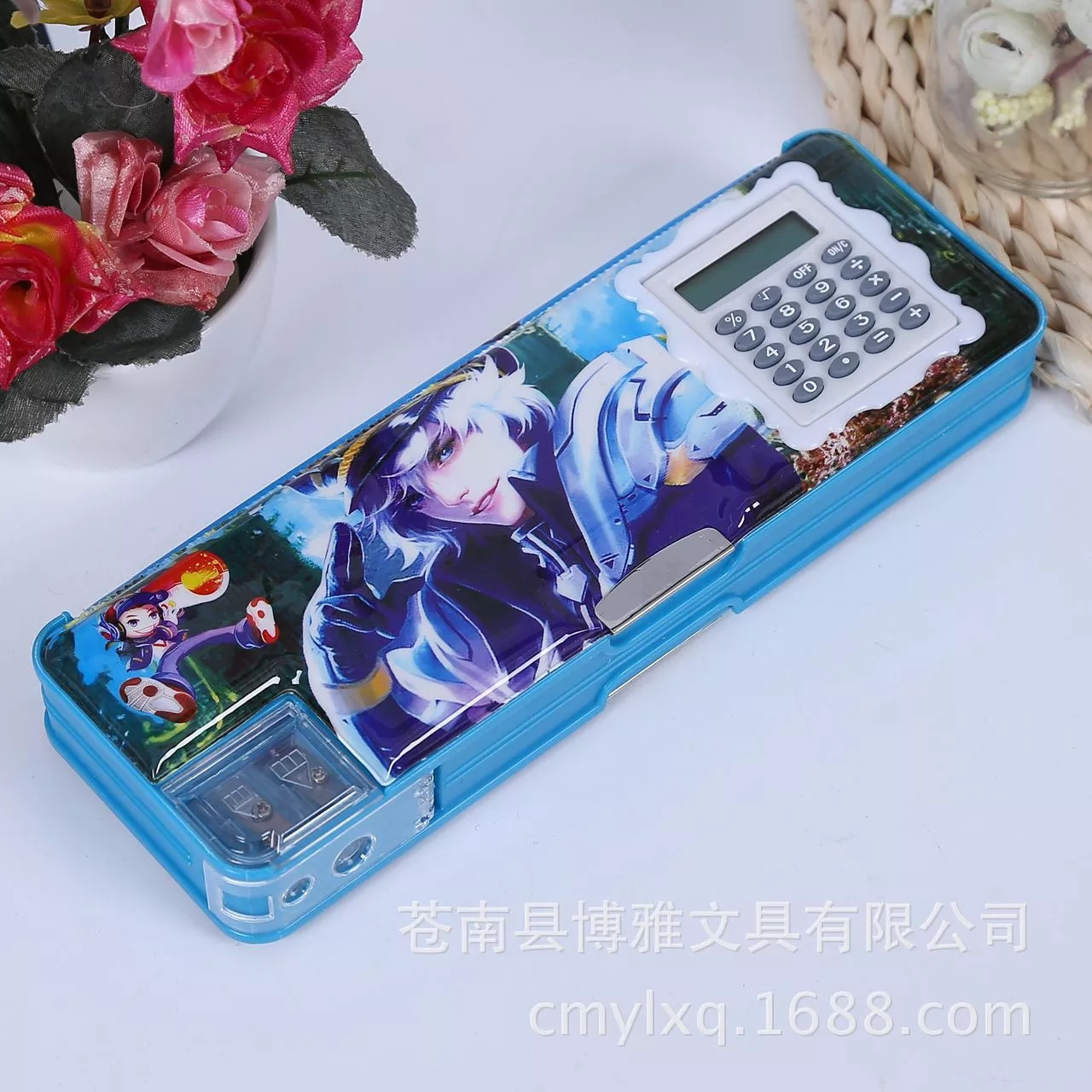 Exquisite Unique Calculator Pencil Case Cartoon Durable Multifunctional Pencil Case