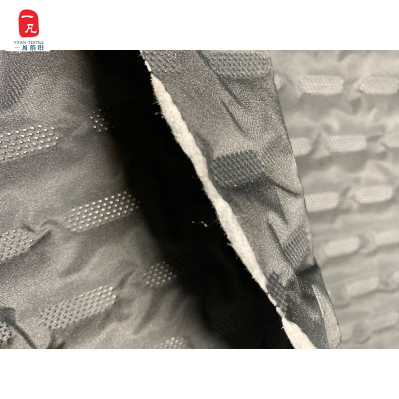 Wireless quilted fabric 300T double sided spring sub-spun double sided ultrasonic pressed cotton fabric