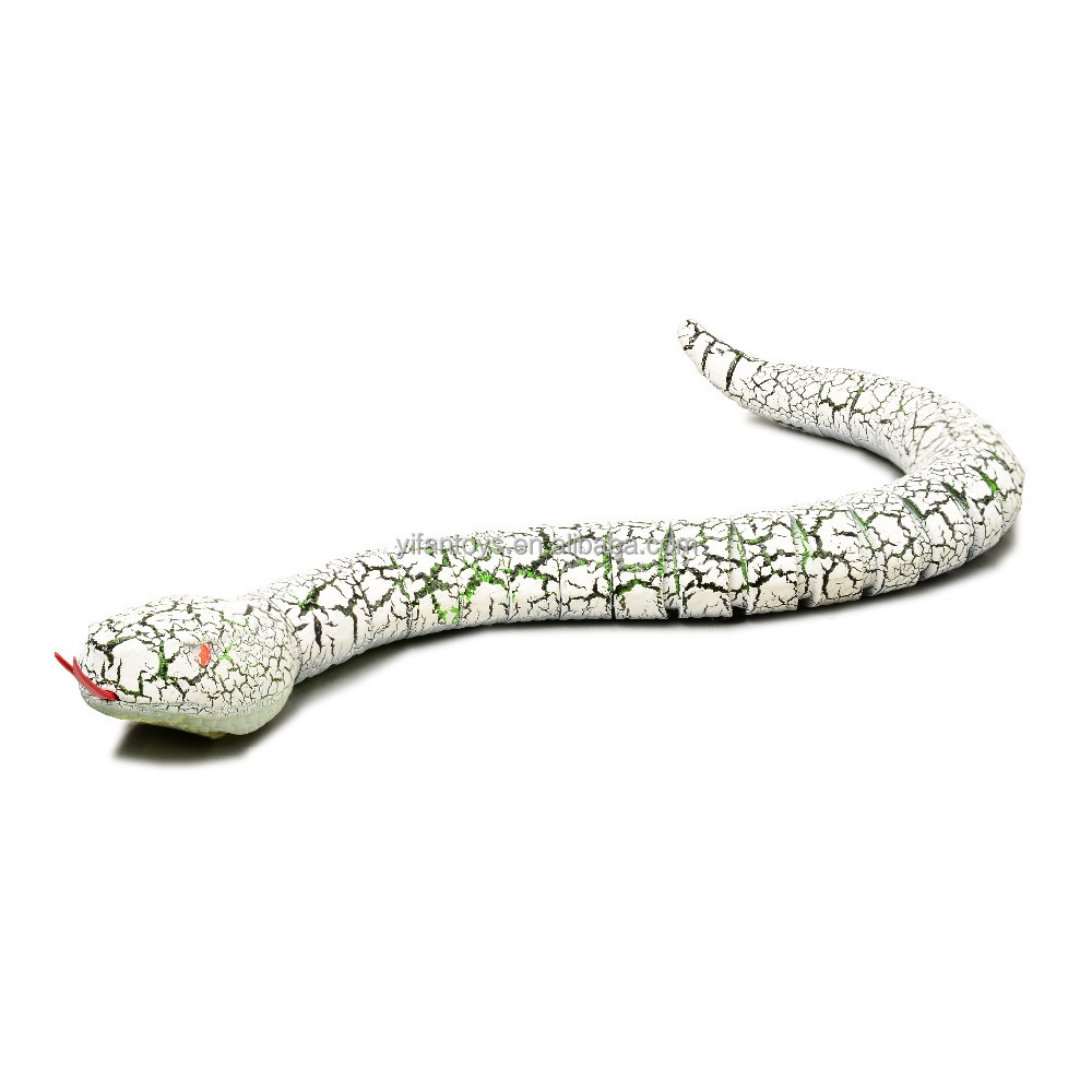 Best Christmas! Electronic Toy Snakes RC Animal Infrared Remote Control Rattle Snake