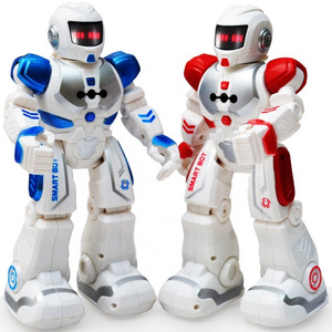 Humanoid Robot 6088 Air Gesture Robot Intelligent Dancing RC Robot Toys with Sound & LED Lights for Children Plastic Unisex ABS