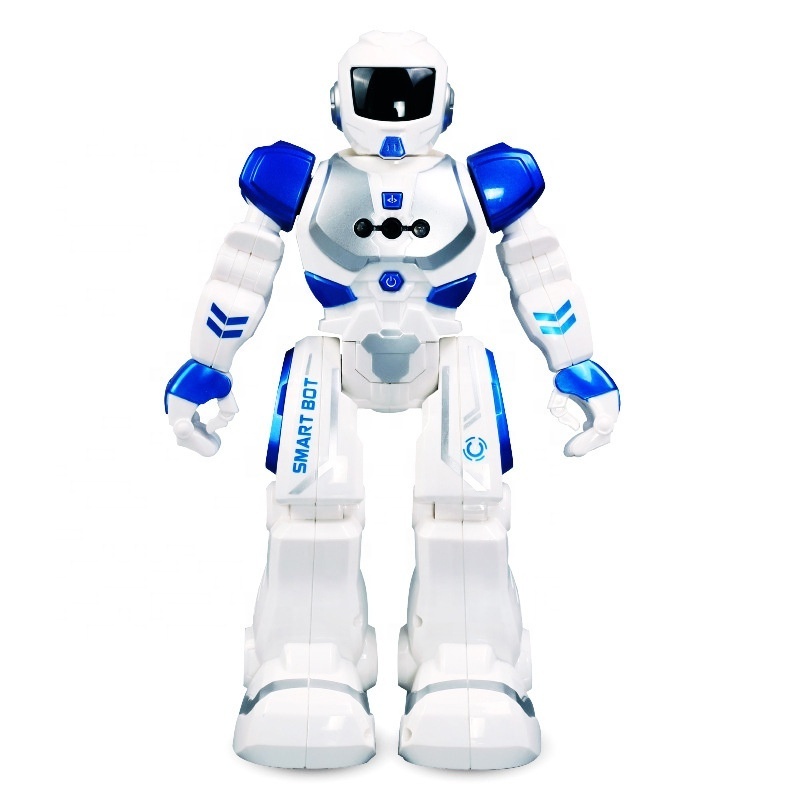 Humanoid Robot 6088 Air Gesture Robot Intelligent Dancing RC Robot Toys with Sound & LED Lights for Children Plastic Unisex ABS