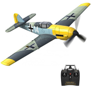 VOLANTEXRC 76111R-RTF Remote Control Airplane 4-CH RC Plane Ready to Fly BF-109 Radio Controlled Plane Electric Outdoor Foam 14+