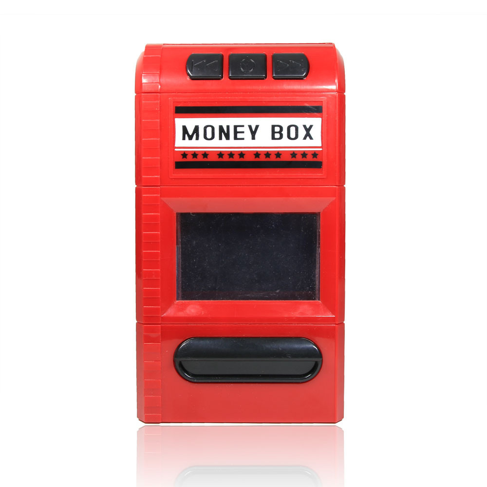 Creative Piggy Bank Bill shredder Money box,Coin Saving Banks plastic piggy bank 6611