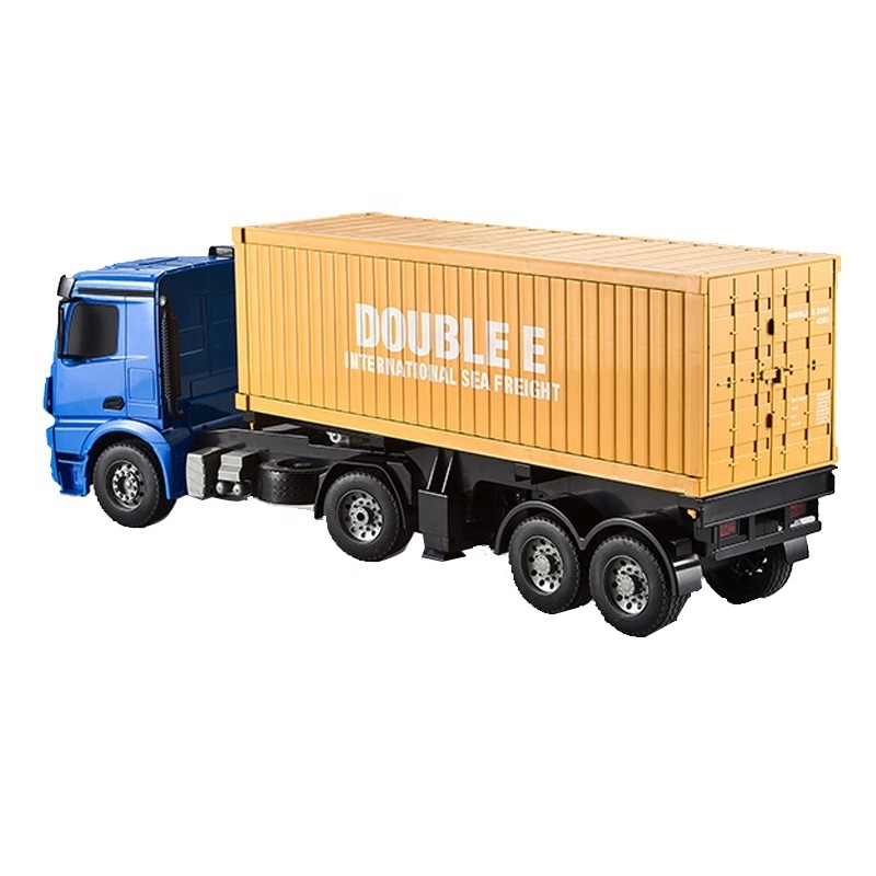 Double E E564-003 RC Truck Trailer 2.4GHz 1/20 Scale Remote Control Container Trucks Toys For Boys and Girls