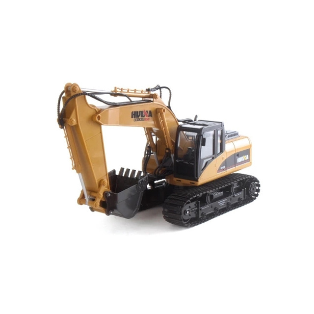 2.4GHz 15CH Metal Alloy Toys Remote Control Car RC Hydraulic Excavator Machinery