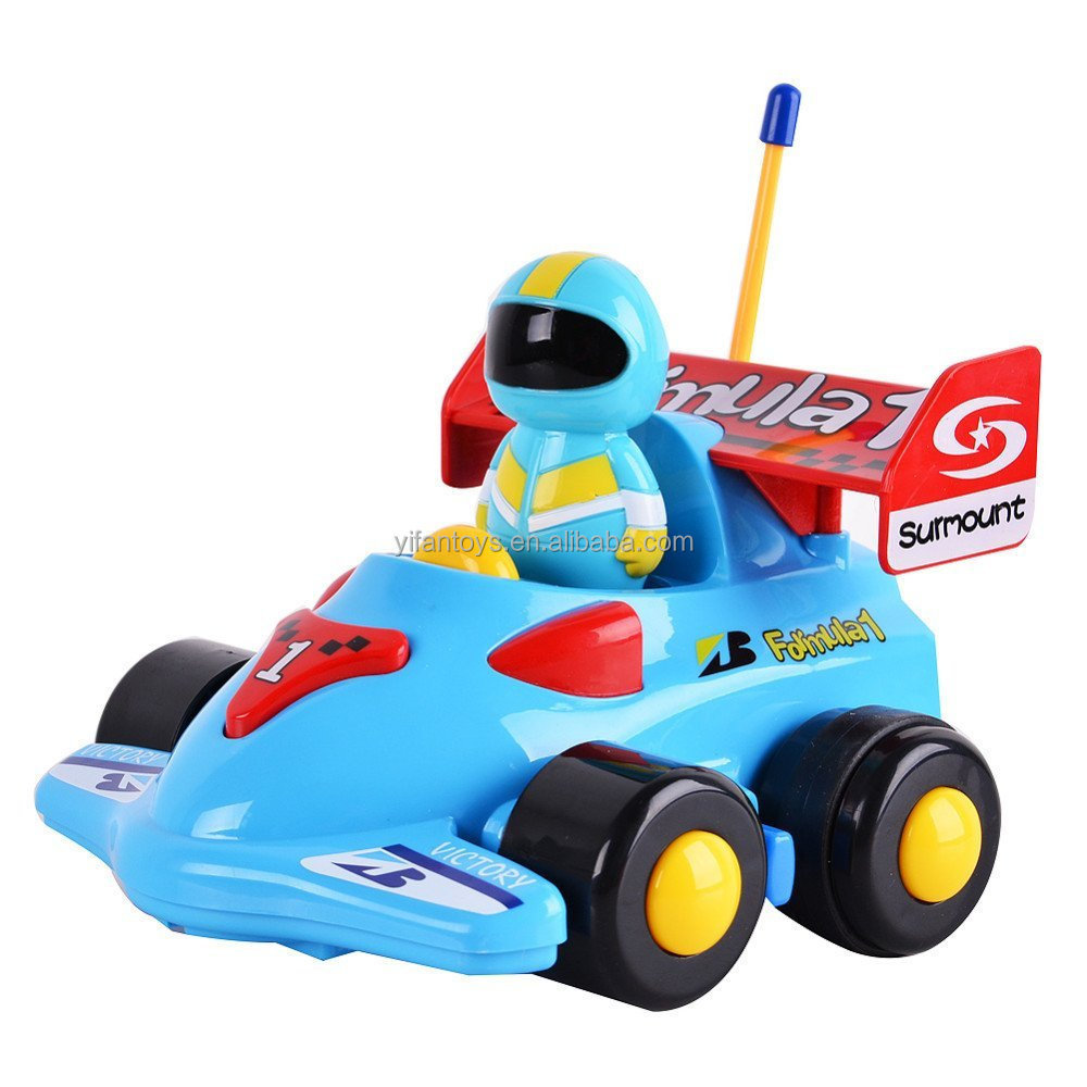 Toy Remote Control RC Vehicles Cartoon mini Car RC F1 Race Car with Music and Lights for kids Juguetes