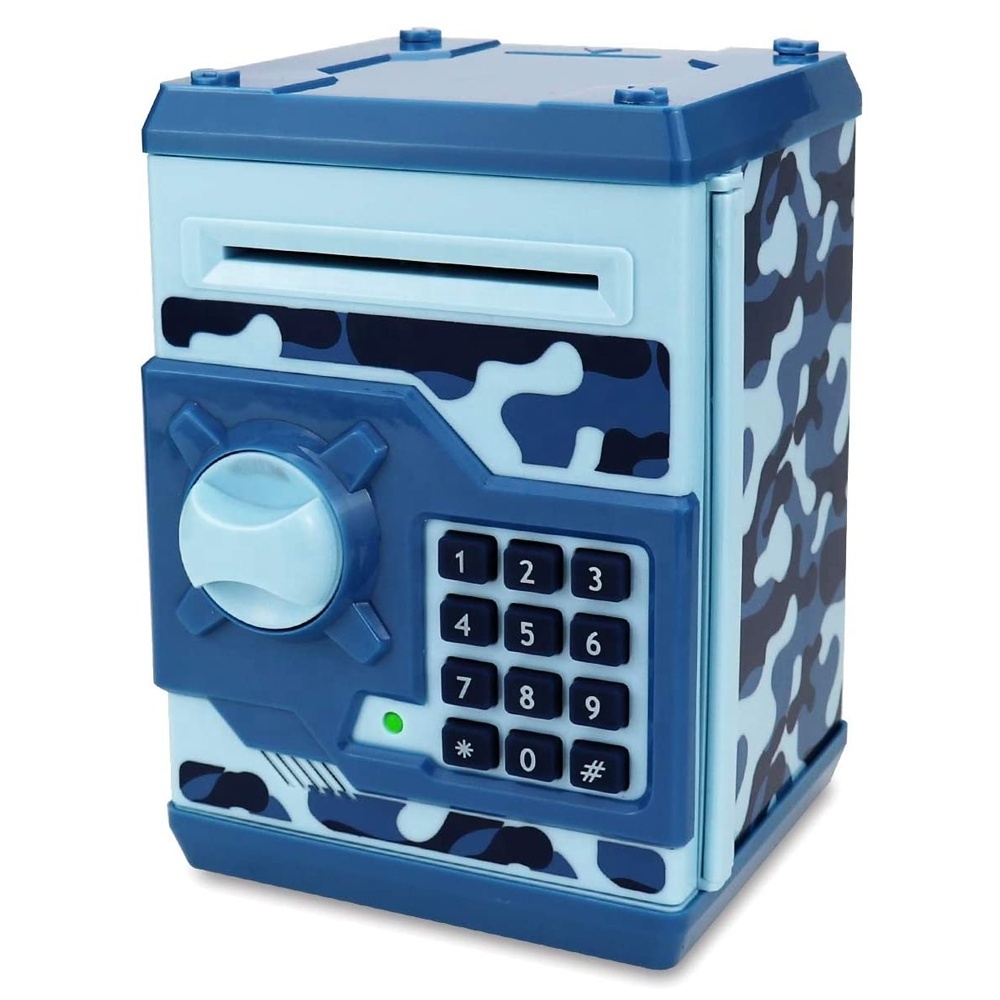 Mini ATM Piggy Bank Security Machine Electronic Code Piggy Bank Money Counter Safe Box Coin Bank Toy