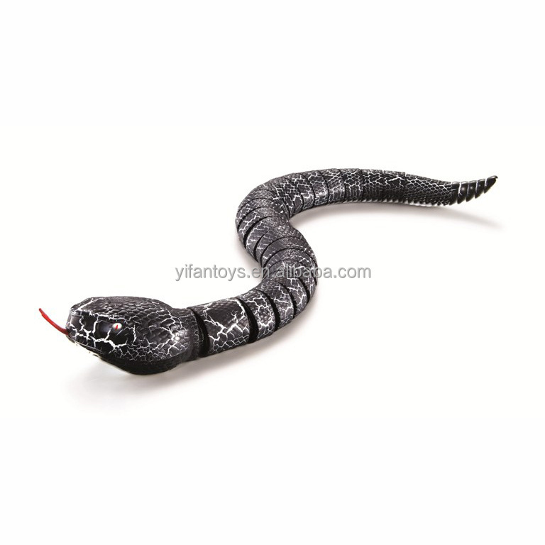 Best Christmas! Electronic Toy Snakes RC Animal Infrared Remote Control Rattle Snake