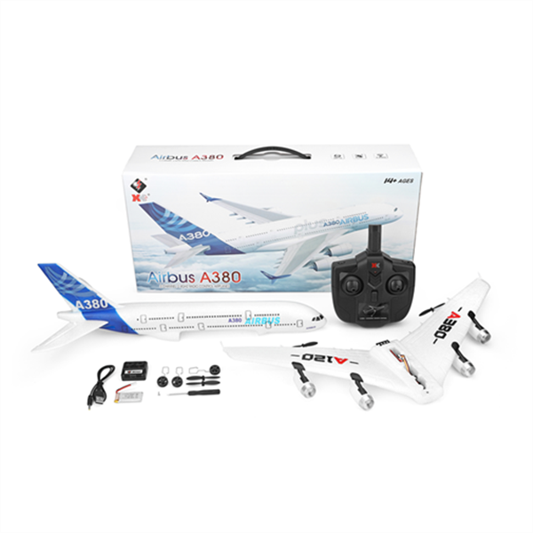 A120 Airbus A380 Model Remote Control Plane 2.4G 3CH EPP Fixed-Wing RC Airplane RTF RC Wingspan Toy