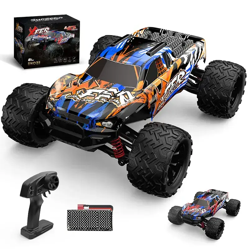 1:16 Scale Large RC Car 40km/h High Speed Off-Road Remote Control Car 2.4G 4WD Monster RC Truck