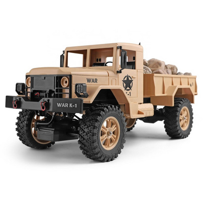 WLTOYS 124301 Remote Control Army Car 1/12 Scale 2.4GHz RC Off-Road Truck Toys With All Terrains For Adult Boys Girls