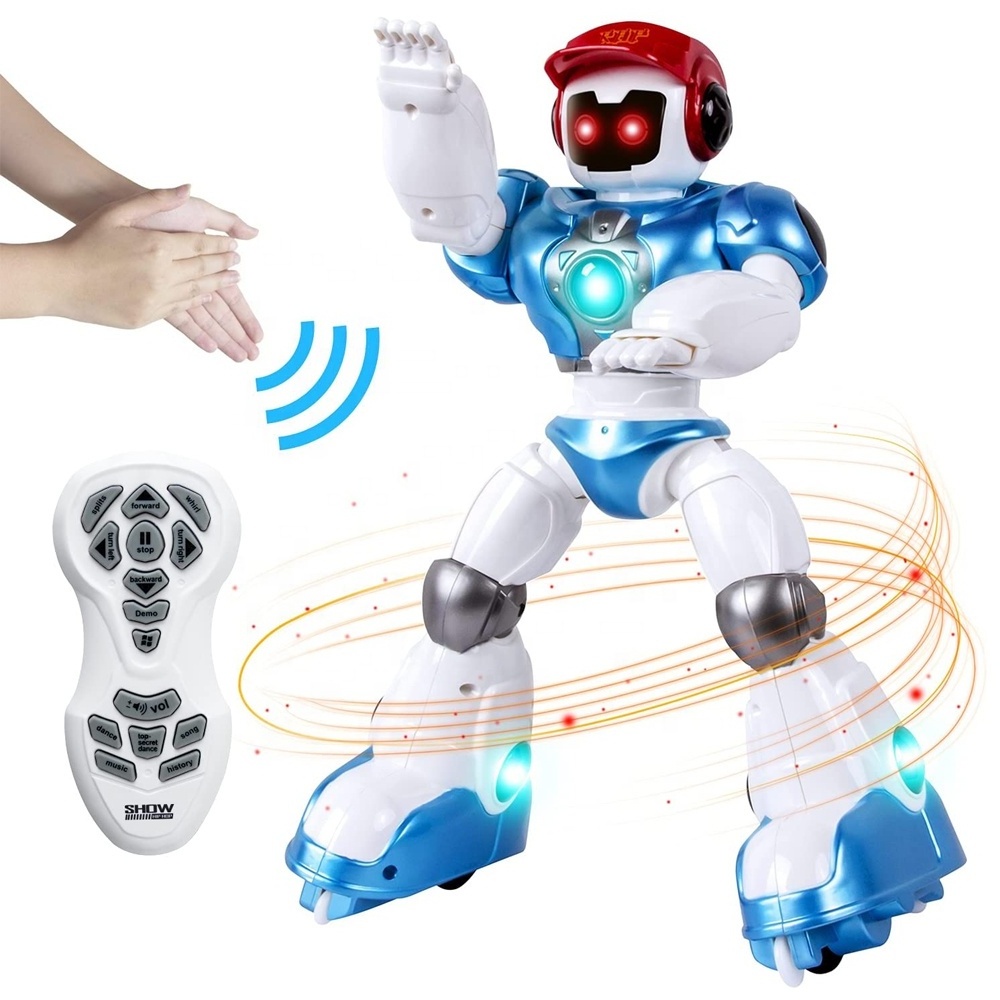 M99888-6 Touch Sensing Robot Toys Intelligent Programmable Smart Hip Hop Dance Sings Remote Control Robot For Children