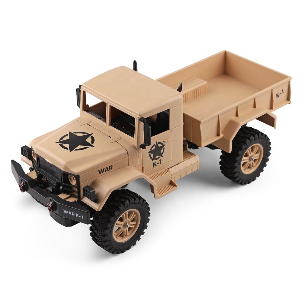 WLTOYS 124301 Remote Control Army Car 1/12 Scale 2.4GHz RC Off-Road Truck Toys With All Terrains For Adult Boys Girls