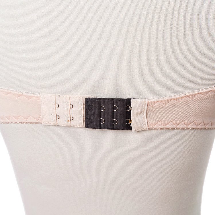 Wholesale Elastic Bra Band Hook Strap  Three-Row  two/Three/four-Button Stainless Steel Bra Extension Buckle For Women Underwear