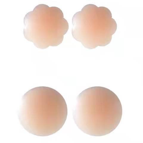 In Stock Silicone Material Invisible Fashion Comfortable Seamless Strapless Backless Frontless Push Up Bra