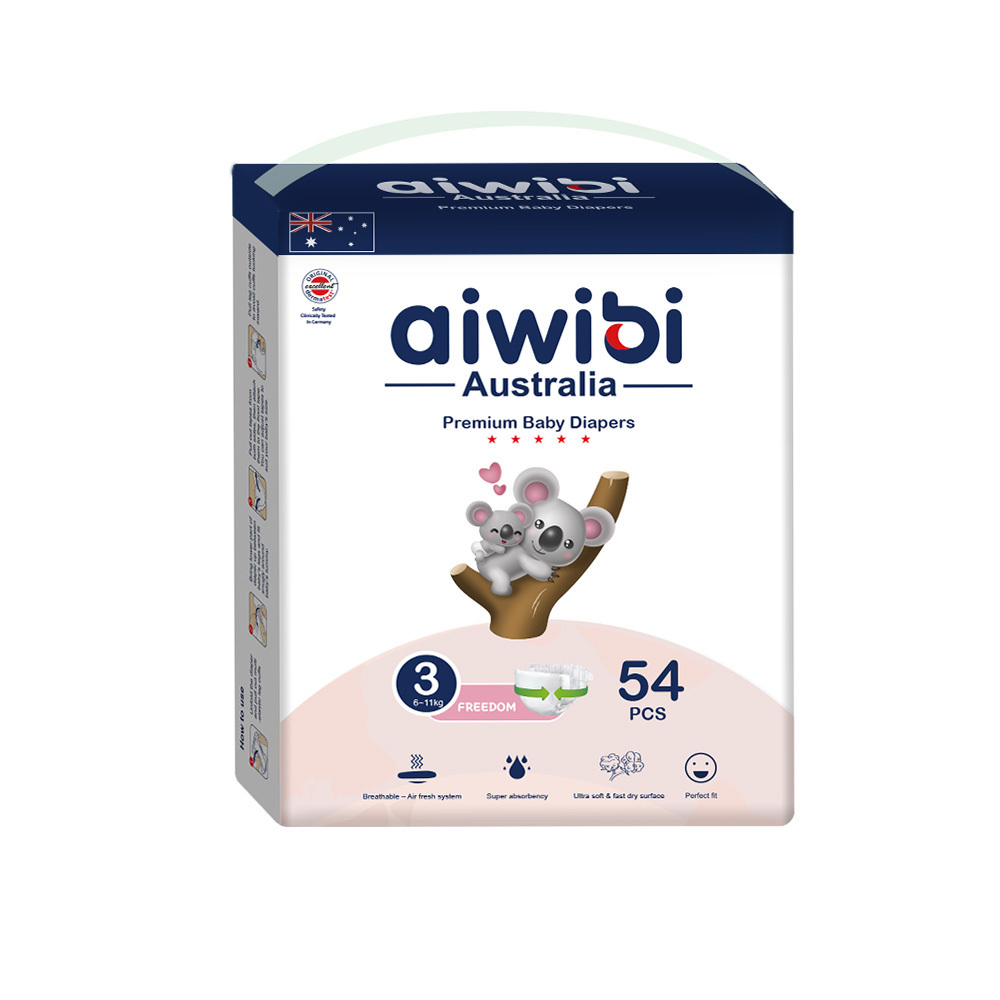 AIWIBI  free sample  breathable  ultra thin  baby diapers wholesale price stock lot disposable baby diaper