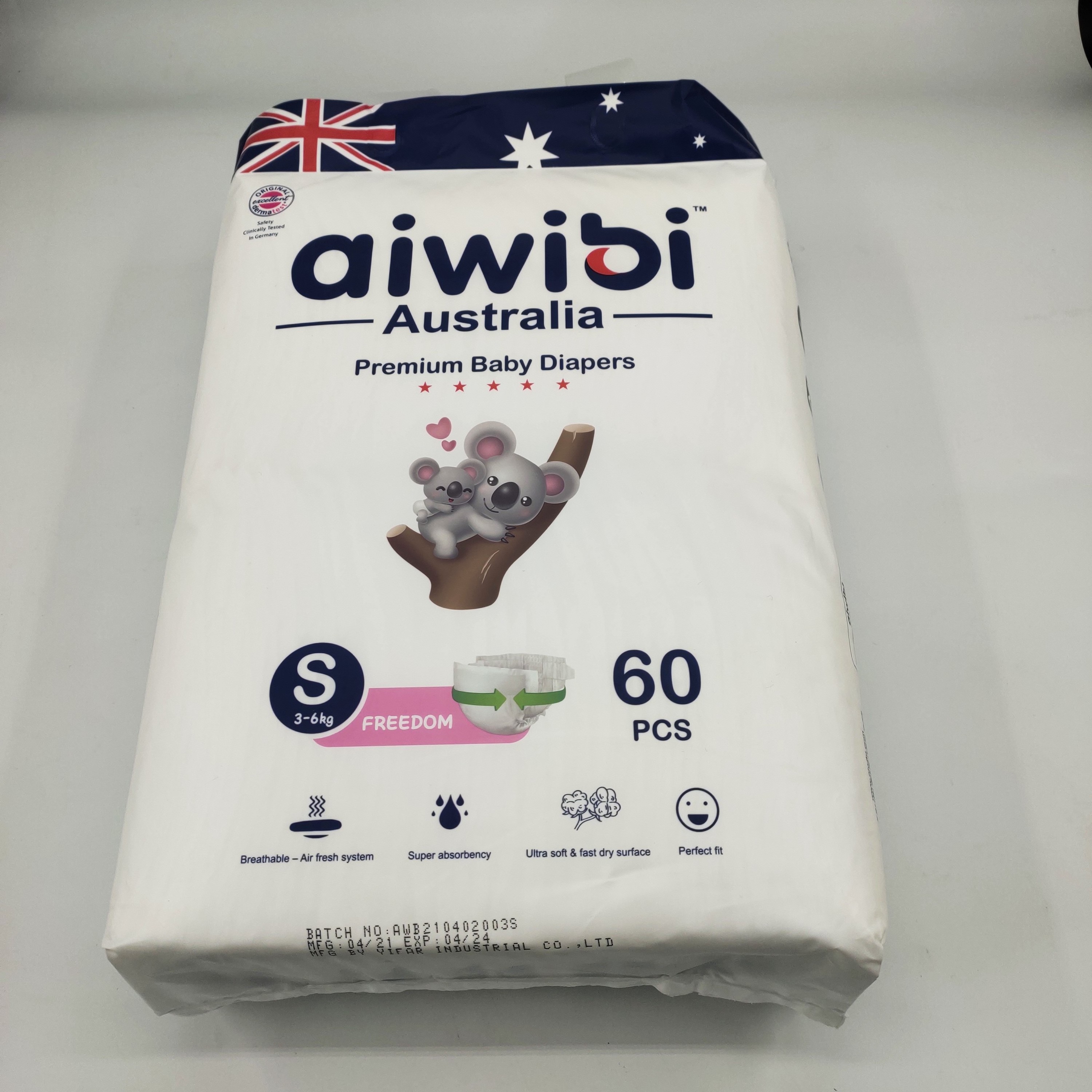 AIWIBI Super Brand Wholesale High Quality Parent Choice Cheap Little Angels Soft Care Disposable Baby Diapers