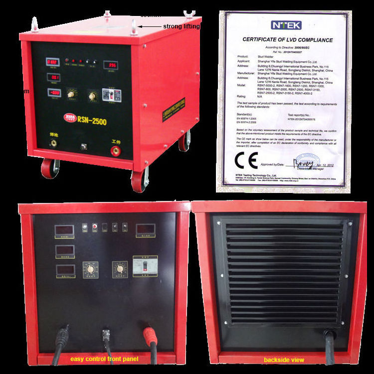 RSN7-2500 arc welder 440v  stud welding machine