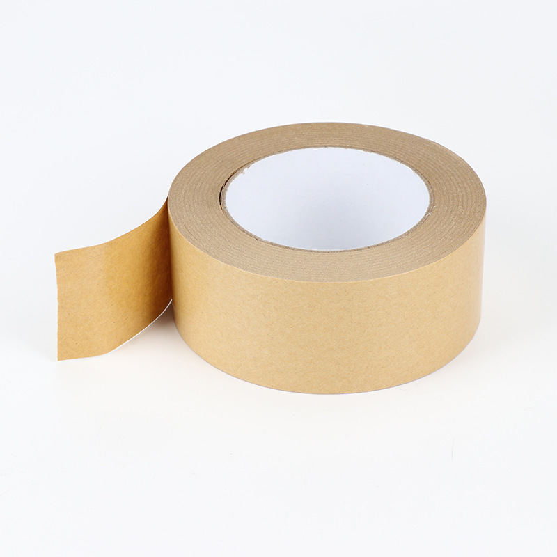 25m / roll Kraft Paper Tape Sealing Self Adhesive Tape Car Painting Shelter Mounting Album Photo Frame Paper Tape Waterproof