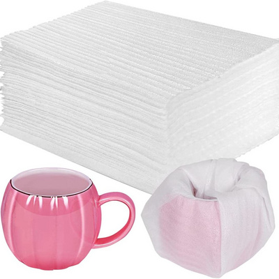 Wholesale 12 x 12 inch Cushion Foam Packing Wrap Sheets Packaging  to Protect Dishes, Glasses, Plates and Fragile Items