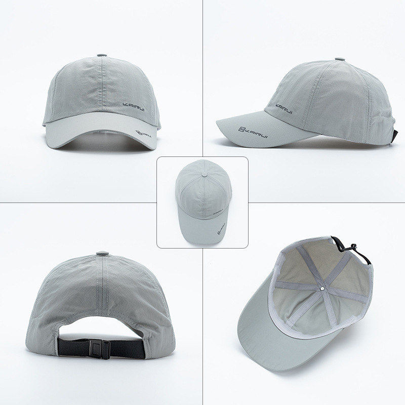 Breathable waterproof Sport performance Mesh polyester Laser Cut Hole Perforated Golf Hat custom Blank baseball cap