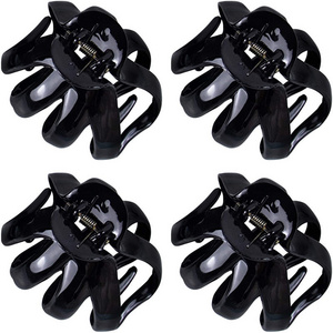 Wholesale strong bio acetate octopus hair claw clip high quality pumpkin color haarklammer hair clamp claw clip for women