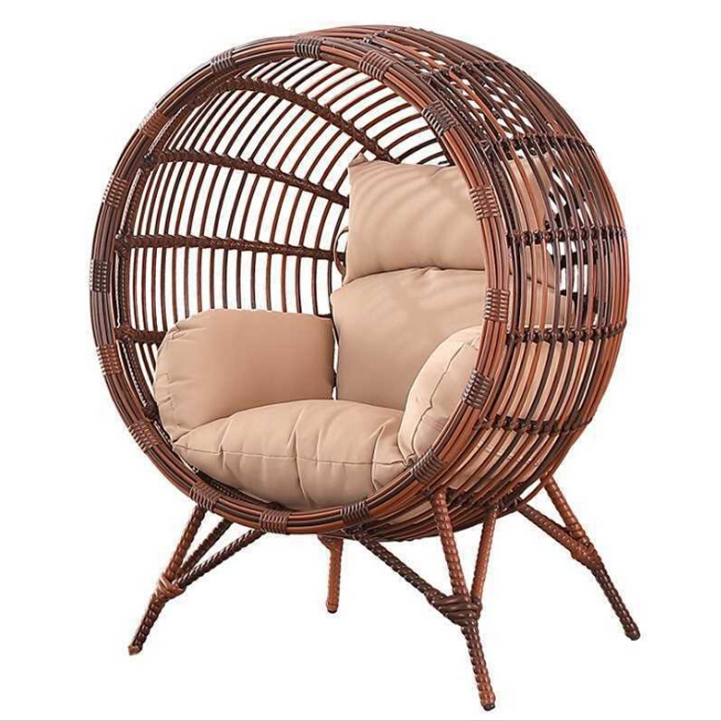 Hot selling cheap hotel courtyard egg shaped chair children outdoor new design leisure chair