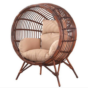 Hot selling cheap hotel courtyard egg shaped chair children outdoor new design leisure chair