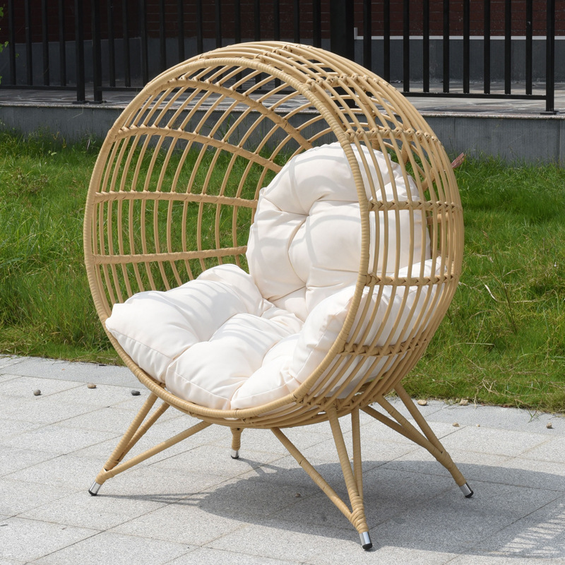 Hot selling cheap hotel courtyard egg shaped chair children outdoor new design leisure chair