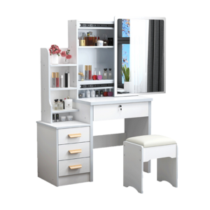 petit coiffeuse Bedroom Modern Minimalist Dressing Table Small Storage Cabinet One 2022 New Ins Style Makeup Vanities Table