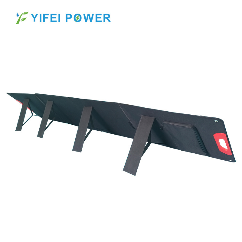 Yifei Power Portable Folding Outdoor Camping 200W Solar Photovoltaic PV Module Foldable Solar Panel