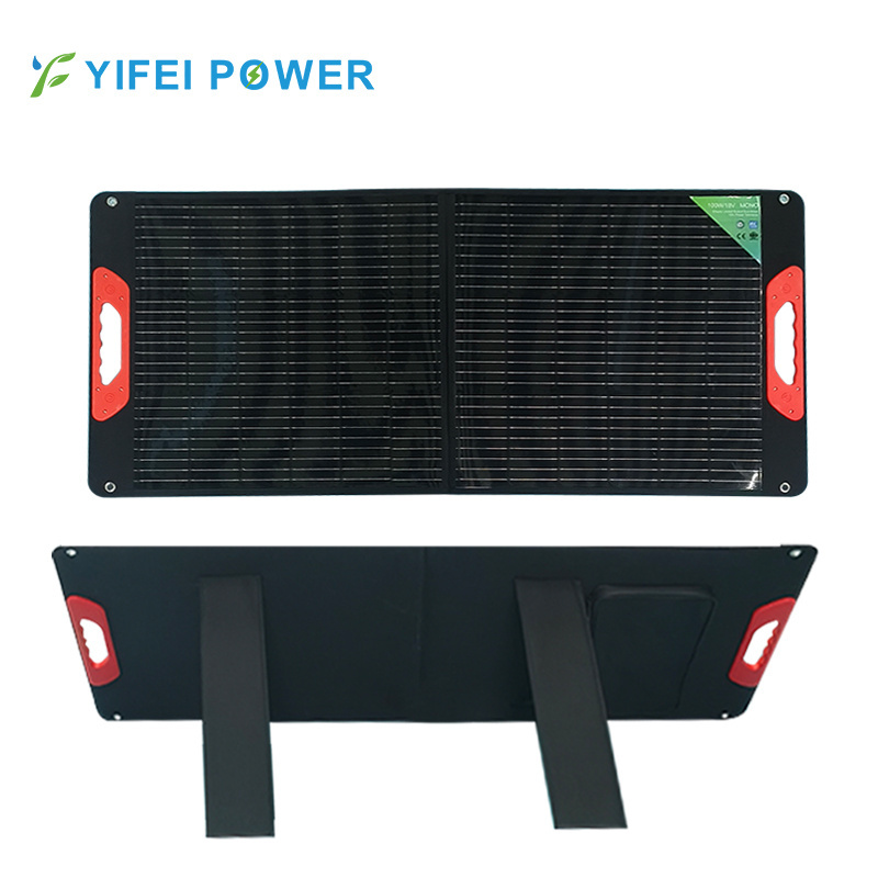 Portable 100W Solar Panels Foldable for Power Station Outdoor Solar Generator