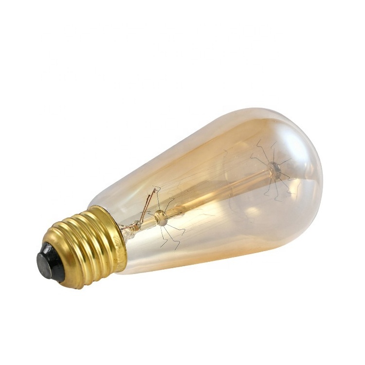 Vintage Edison Filament Light Bulb - ST64 - Dimmable 40w 60w e27 e26 base