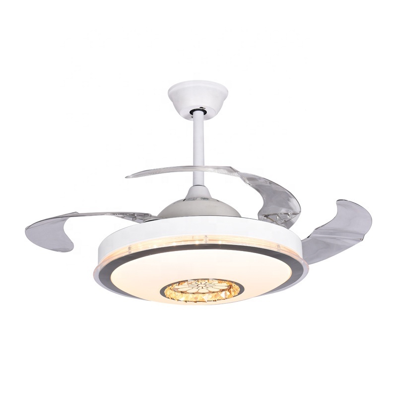 New Product  Indoor Bedroom Living Room Dining Room 72W LED Chandelier Ceiling Fan With Light