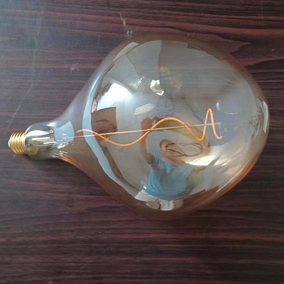 Alien Oversize light bulb Big Nostalgic Spiral led Filament Bulb A165 Soft Flexible led filament bulb Vintage Edison Light