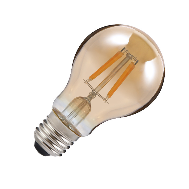 Edison Retro Tea Light Bulb A604W/8W Screw Mouth Tungsten Wire Energy Saving Lamp High brightness Lamp Bulb e27base