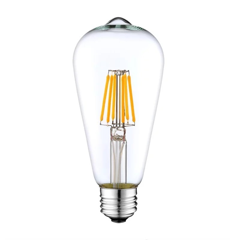 Vintage Straight Filament Edison LED Bulb ST64 filament lamp bulbs