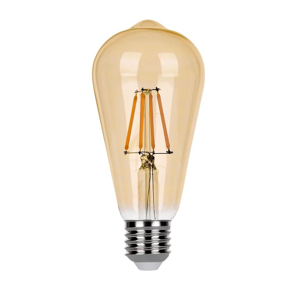 Vintage Straight Filament Edison LED Bulb ST64 filament lamp bulbs