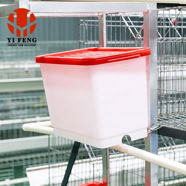 Low price H type day old chick cages cold galvanized Q235 wire chicken cage with feeder and drinker