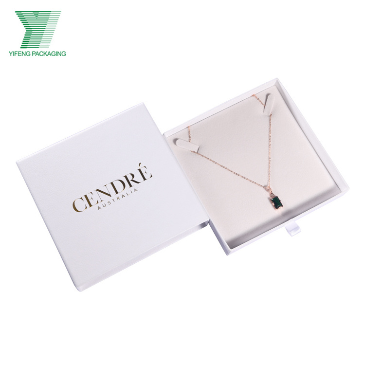 Hot Sale Drawer Jewelry Box Packaging Jewelry Packaging Box Paper Custom Jewelry Box Packaging