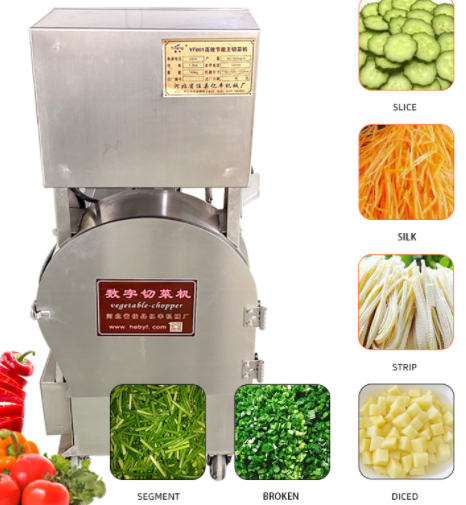 Commercial Multifunctional Leafy Vegetable Cutter Electric Onion Chopper