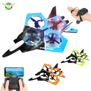 New 2.4G Epp Rc Airplane Foam Rc Fighter Aircraft Model Auto Return Dual Control Flying Toy Camera  Rc Plane