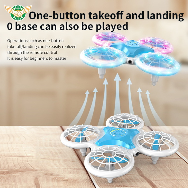 2023 New Arrival 2.4GHz  Height Hold Remote Control Mini UFO RC Drones Car With LED Light Obstacle Avoidance Sensor