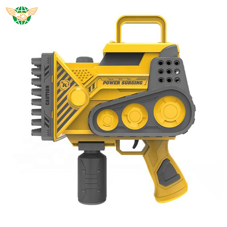 Electric 80 Holes Soap Toy Bubble Gun Cartoon Kid Bubble Toy Fancy Construction Truck Shape Bubble Gun