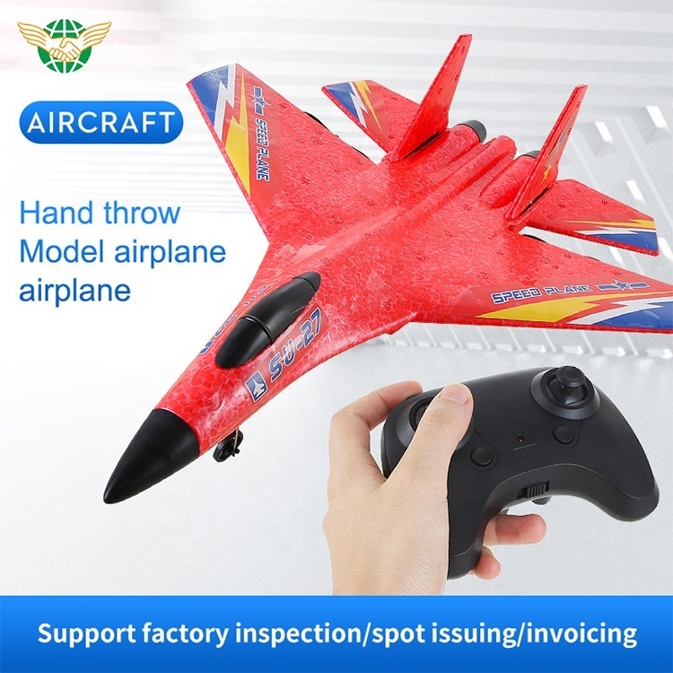 Su-27 Aircraft Model Radio Remote Control Fighter Glider Airplane Epp Foam Rc Plane