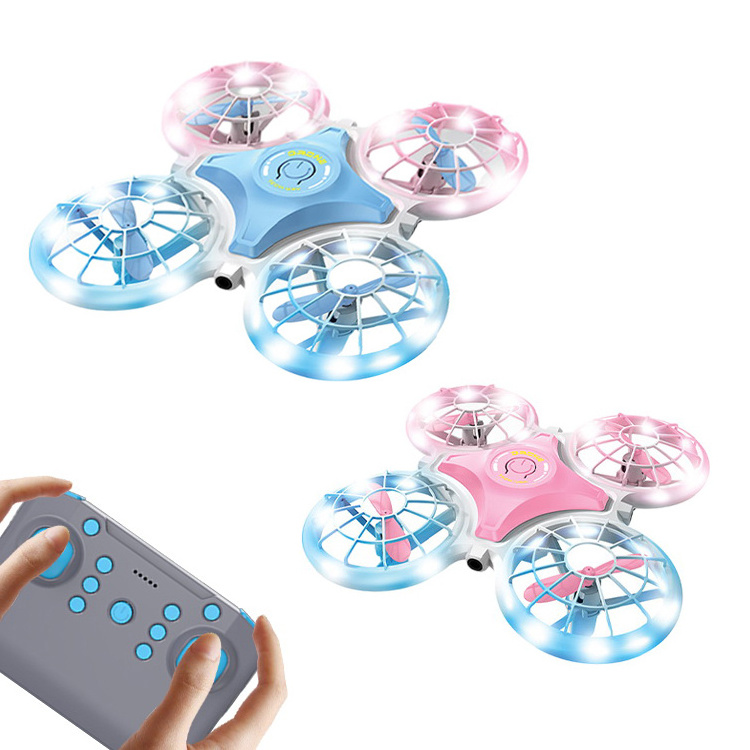 2023 New Arrival 2.4GHz  Height Hold Remote Control Mini UFO RC Drones Car With LED Light Obstacle Avoidance Sensor